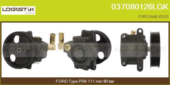 Hydraulic Pump, steering (037080126LGK)