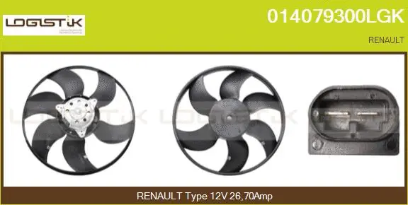 Fan, engine cooling (014079300LGK)