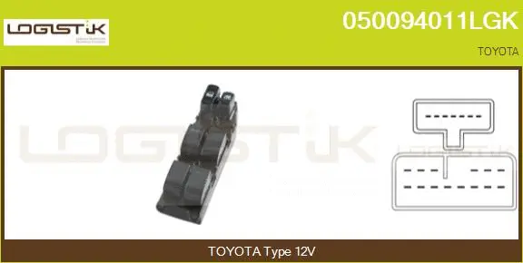 Switch, window regulator (050094011LGK)