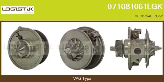 Core assembly, turbocharger (071081061LGK)