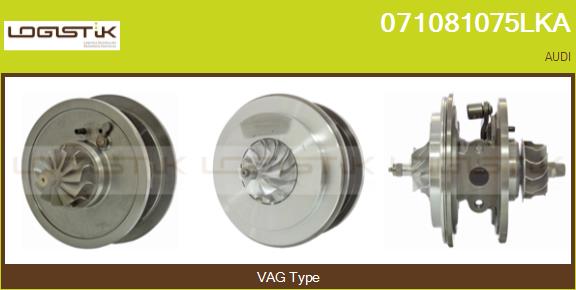 Core assembly, turbocharger (071081075LKA)