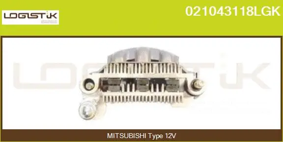 Rectifier, alternator (021043118LGK)