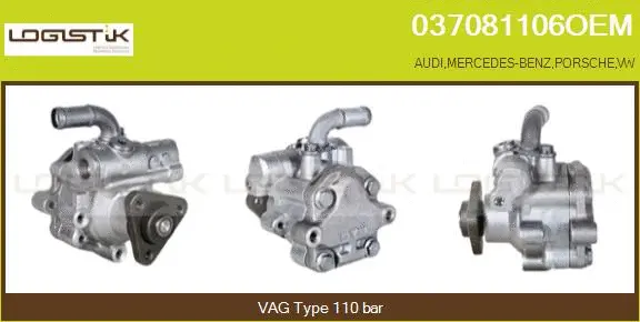 Hydraulic Pump, steering (037081106OEM)