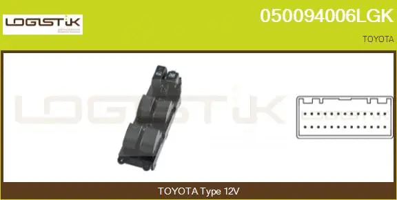 Switch, window regulator (050094006LGK)