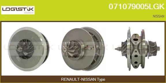 Core assembly, turbocharger (071079005LGK)