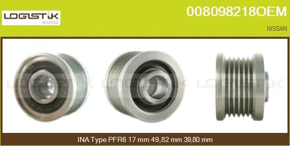 Belt Pulley, alternator (008098218OEM)