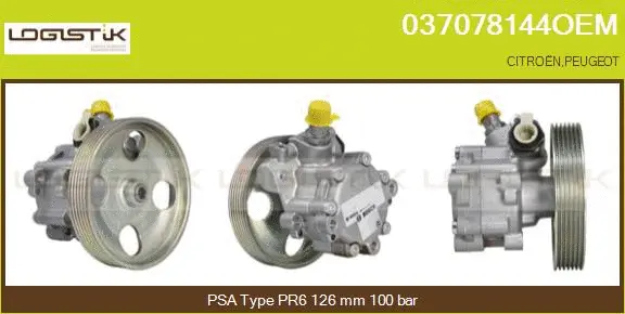 Hydraulic Pump, steering (037078144OEM)