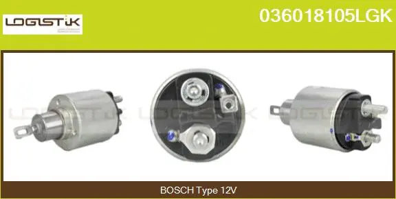 Solenoid Switch, starter (036018105LGK)