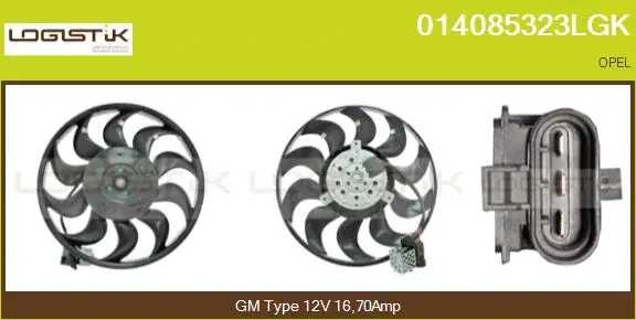Fan, engine cooling (014085323LGK)