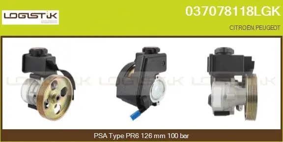 Hydraulic Pump, steering (037078118LGK)