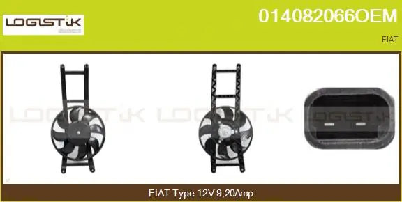 Electric Motor, radiator fan (014082066OEM)