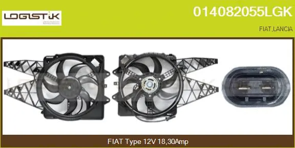 Electric Motor, radiator fan (014082055LGK)