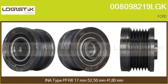 Belt Pulley, alternator (008098219LGK)