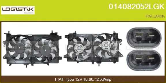 Electric Motor, radiator fan (014082052LGK)