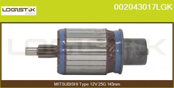 Armature, starter (002043017LGK)