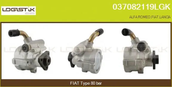 Hydraulic Pump, steering (037082119LGK)