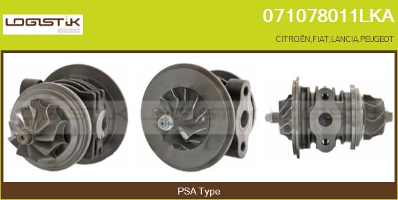 Core assembly, turbocharger (071078011LKA)