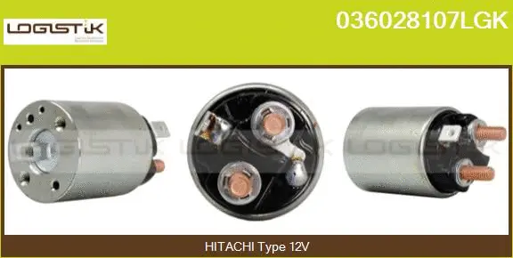 Solenoid Switch, starter (036028107LGK)