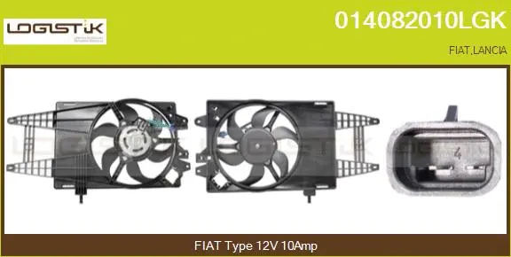 Electric Motor, radiator fan (014082010LGK)