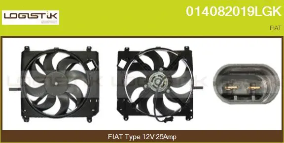 Electric Motor, radiator fan (014082019LGK)