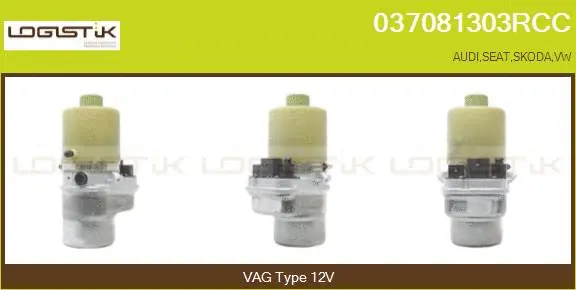 Hydraulic Pump, steering (037081303RCC)