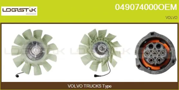 Clutch, radiator fan (049074000OEM)