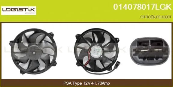 Electric Motor, radiator fan (014078017LGK)
