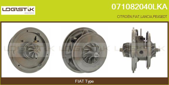 Core assembly, turbocharger (071082040LKA)