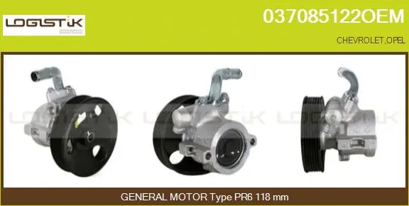 Hydraulic Pump, steering (037085122OEM)