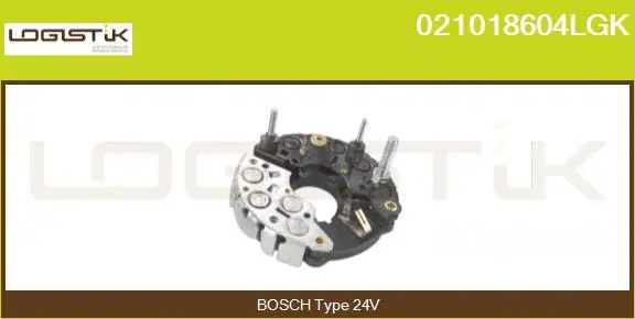 Rectifier, alternator (021018604LGK)