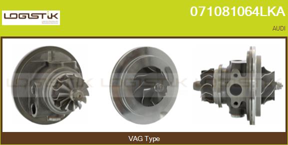 Core assembly, turbocharger (071081064LKA)