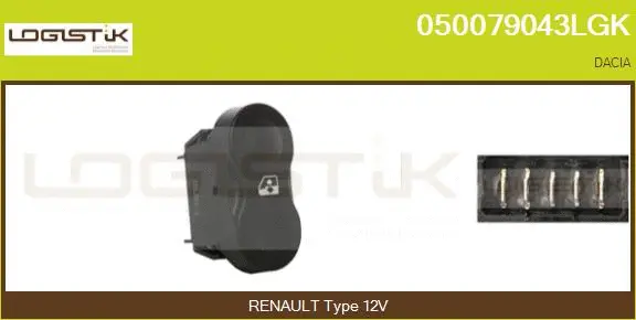 Switch, window regulator (050079043LGK)