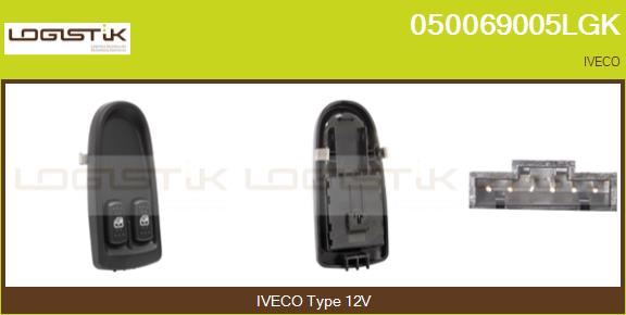Switch, window regulator (050069005LGK)