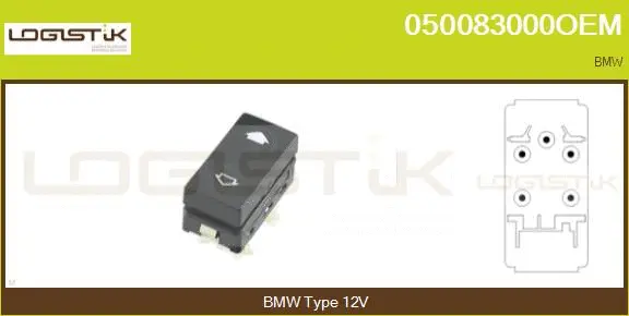 Switch, window regulator (050083000OEM)