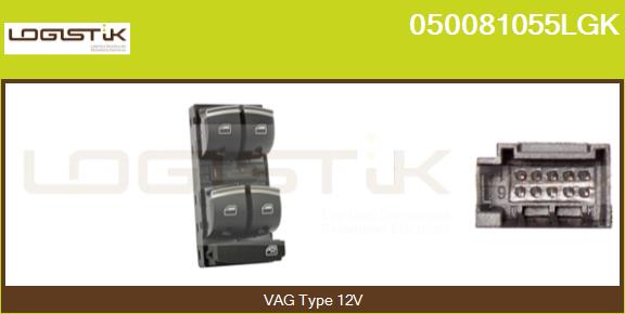 Switch, window regulator (050081055LGK)
