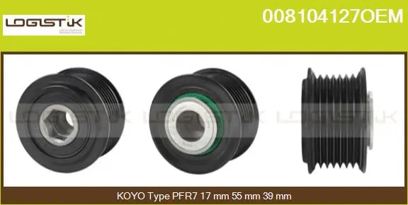 Belt Pulley, alternator (008104127OEM)