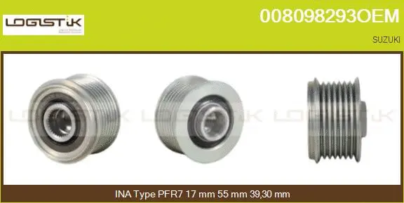 Belt Pulley, alternator (008098293OEM)