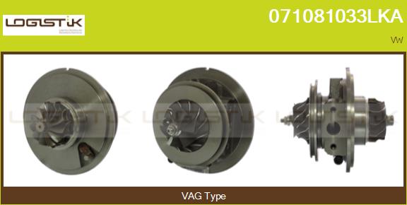 Core assembly, turbocharger (071081033LKA)