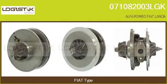 Core assembly, turbocharger (071082003LGK)