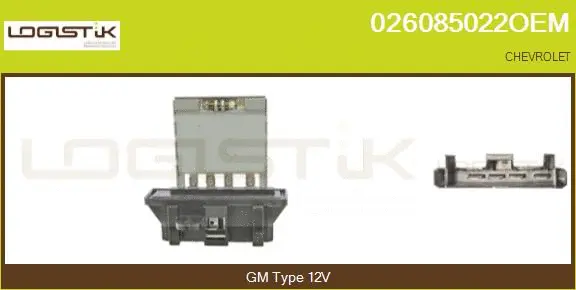 Resistor, interior blower (026085022OEM)
