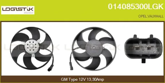 Fan, engine cooling (014085300LGK)