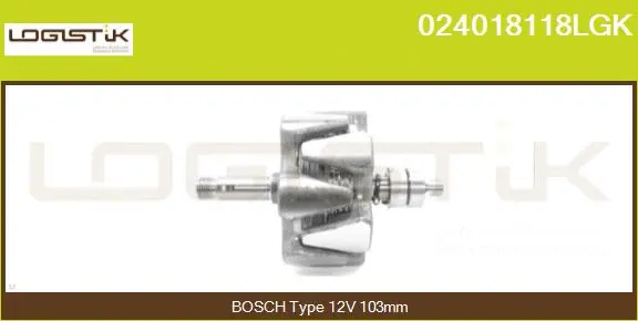 Rotor, alternator (024018118LGK)