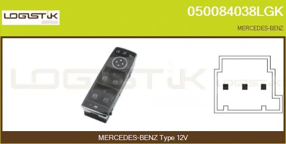 Switch, window regulator (050084038LGK)
