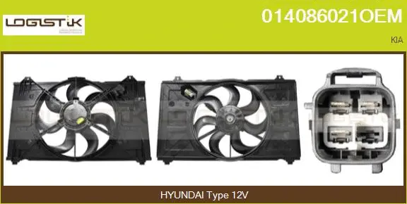 Electric Motor, radiator fan (014086021OEM)