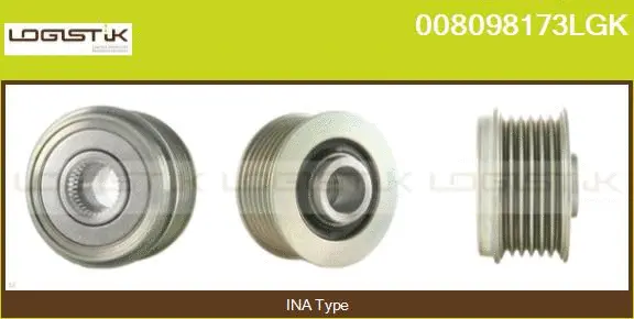 Belt Pulley, alternator (008098173LGK)