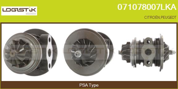 Core assembly, turbocharger (071078007LKA)