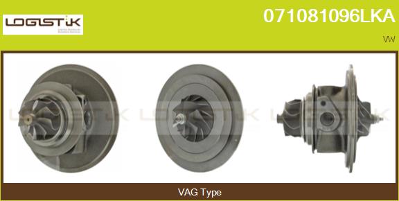Core assembly, turbocharger (071081096LKA)