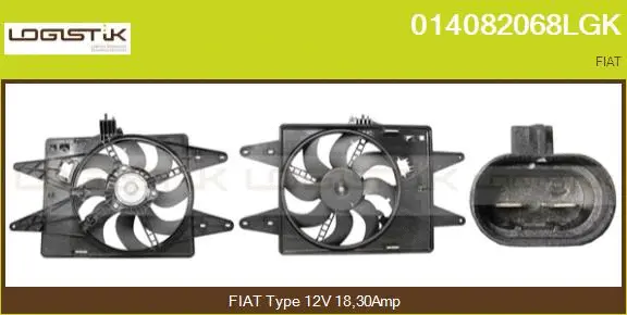 Electric Motor, radiator fan (014082068LGK)