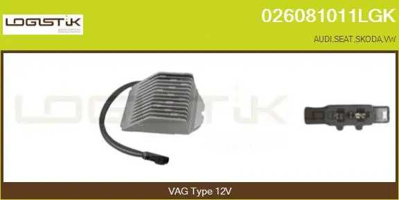 Resistor, interior blower (026081011LGK)