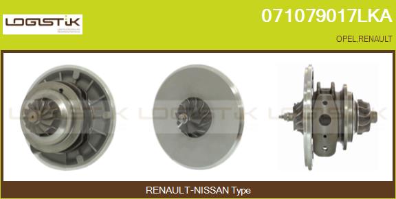 Core assembly, turbocharger (071079017LKA)